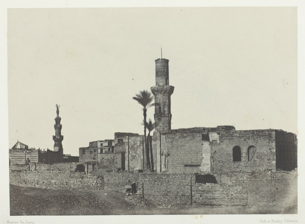 Mezquita cerca de Bab-el-Saïda, El Cairo de Maxime Du Camp