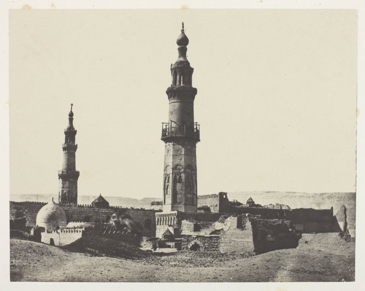 Mezquita de Aly-Bey, Girgeh, Alto Egipto, lámina 15 del álbum "Egypte, Nubie, Palestine et Syrie" (1852) de Maxime Du Camp