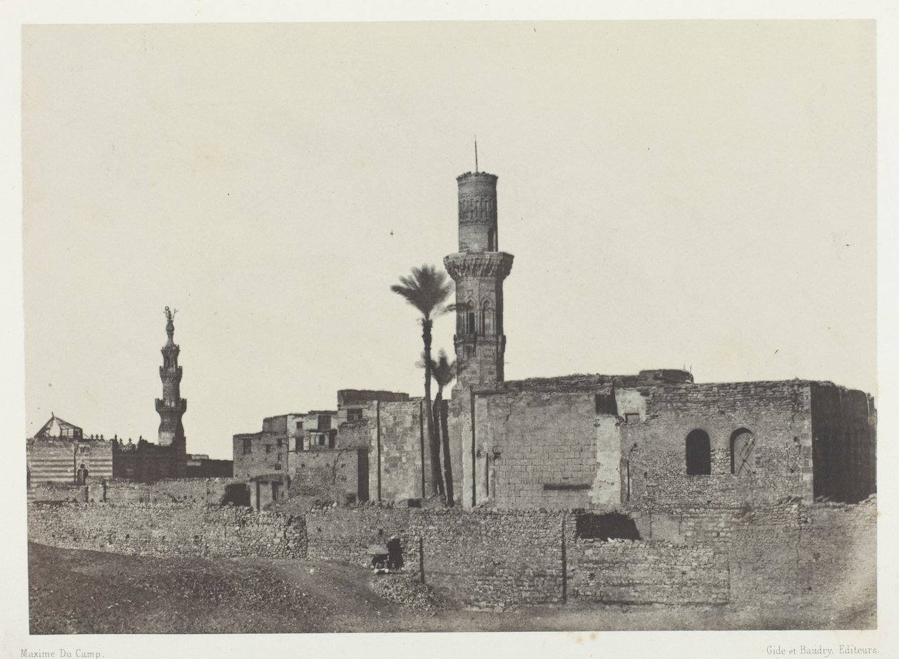 Mezquita cerca de Bab-el-Saïda, El Cairo de Maxime Du Camp