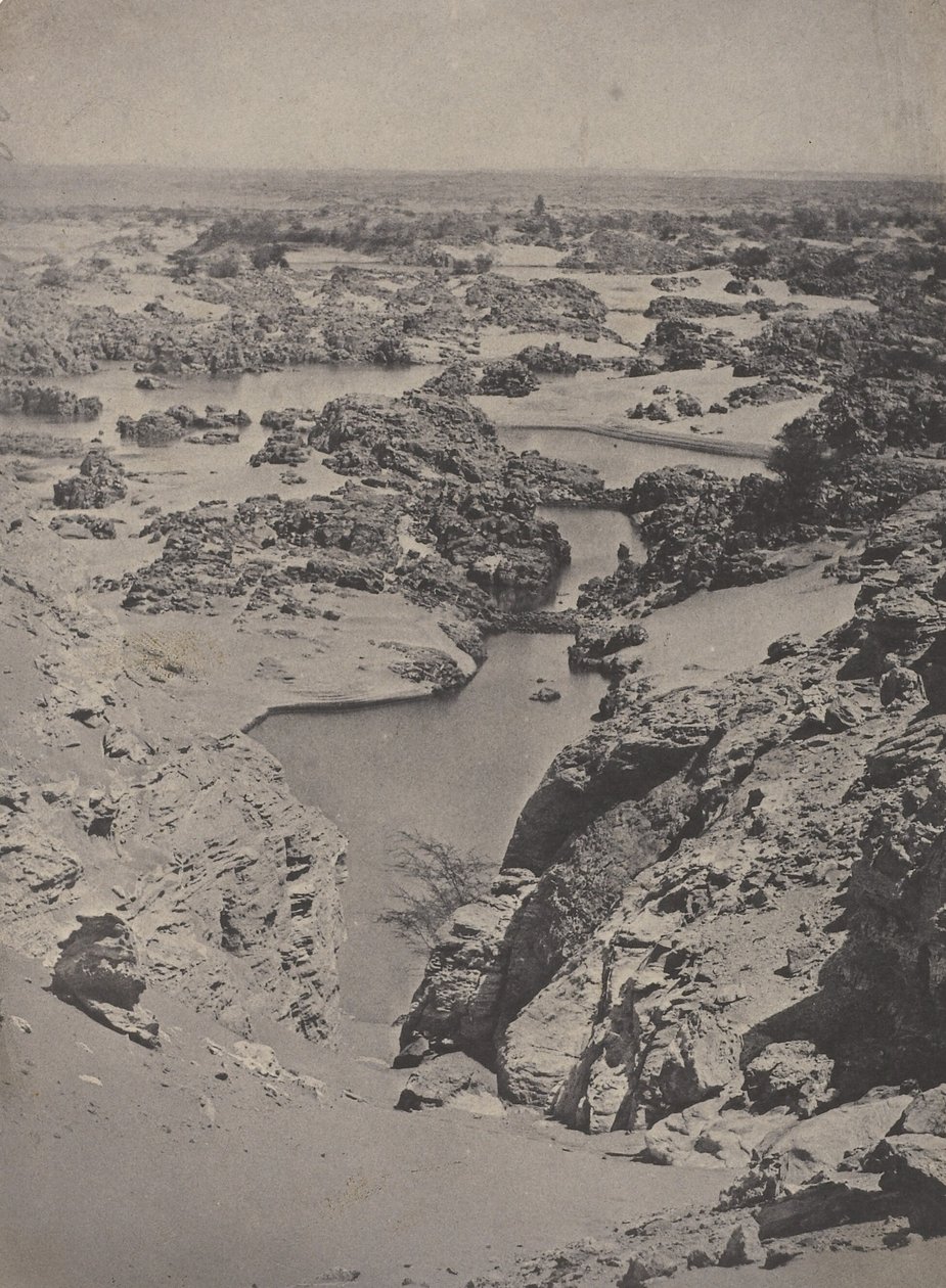 [Una visión arrogante de la segunda catarata en Nubia]. de Maxime Du Camp