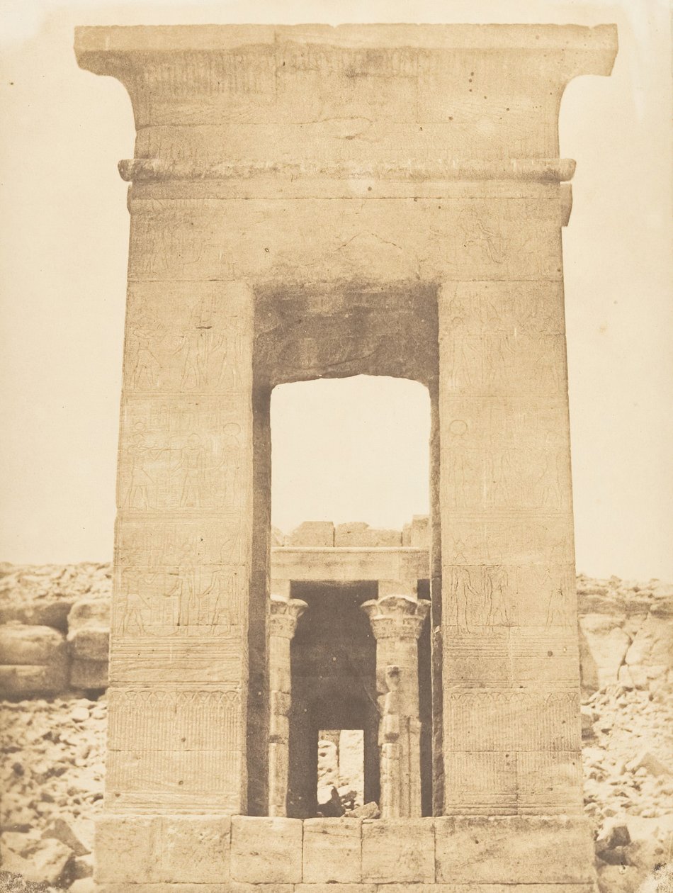 Propylon del Templo de Dandour Trópico de Cáncer de Maxime Du Camp