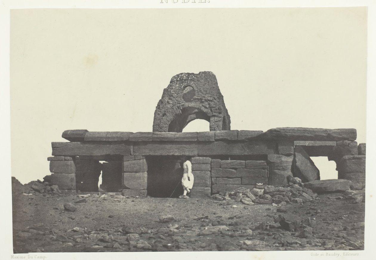 Templo de Amada, Nubia de Maxime Du Camp