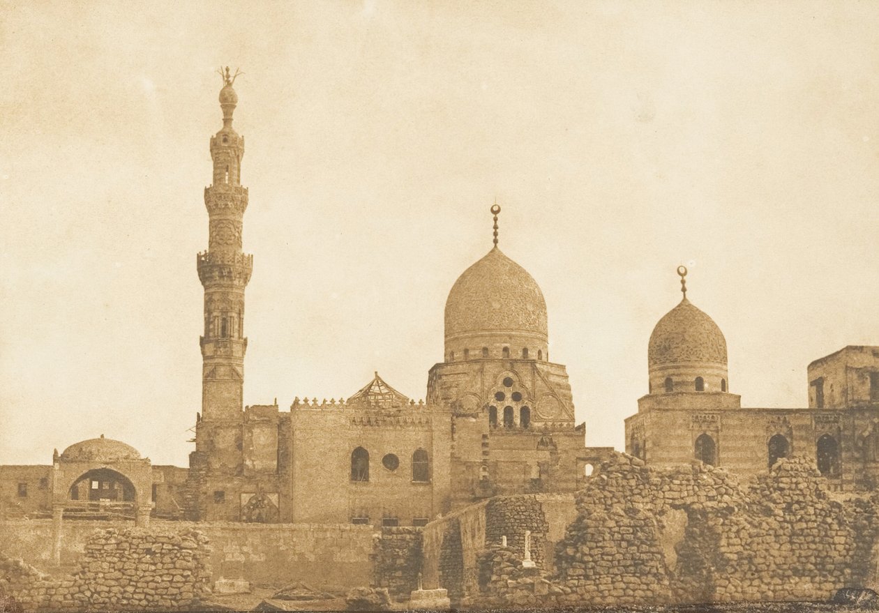 Tumba del Sultán Kait-Bay, en El Cairo, diciembre de 1849-enero de 1850 de Maxime Du Camp