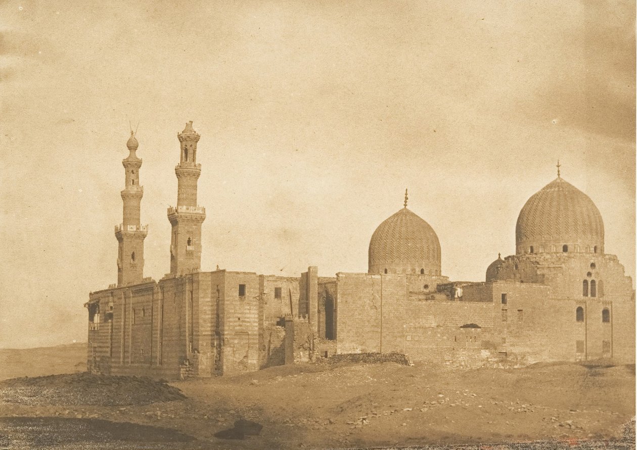 Vista general de la Mezquita y la Tumba del Sultán Bezkouk, El-Melek de Maxime Du Camp