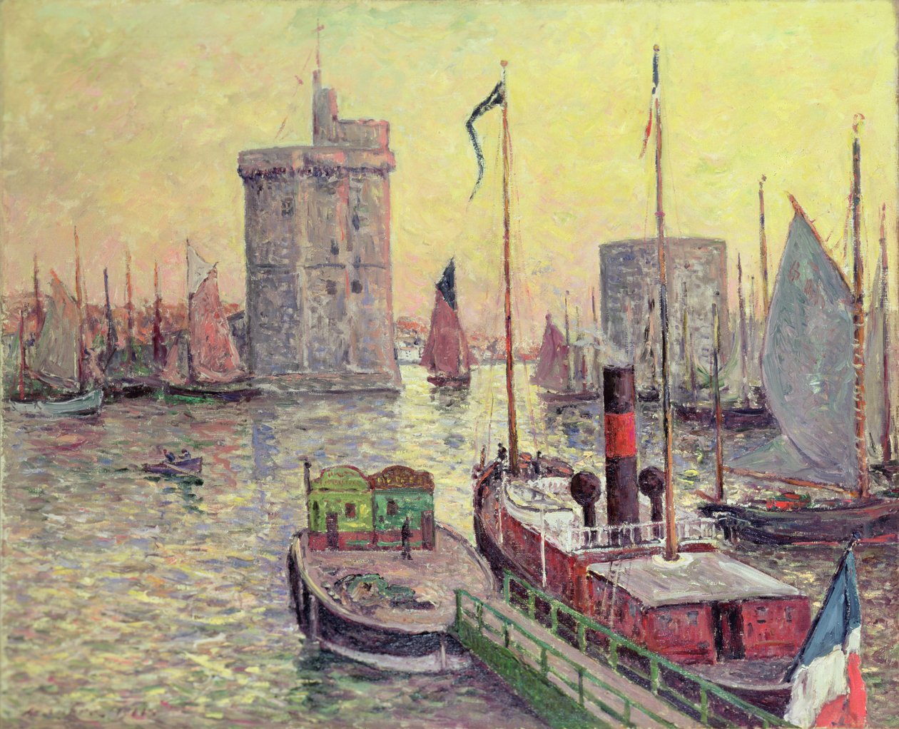El puerto de La Rochelle de Maxime Emile Louis Maufra