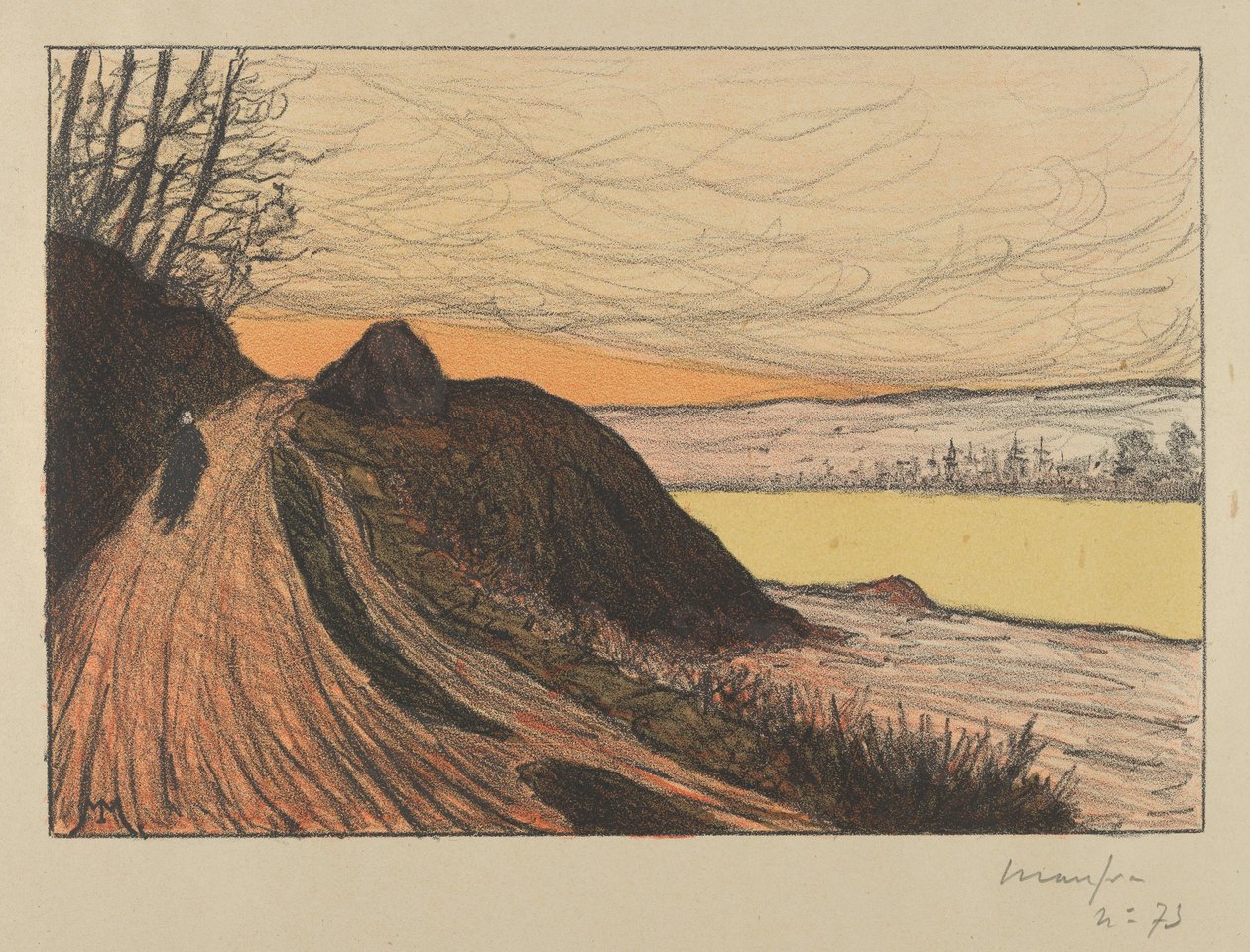 El Camino de Gaud La Route de Gaud, 1893 de Maxime Emile Louis Maufra