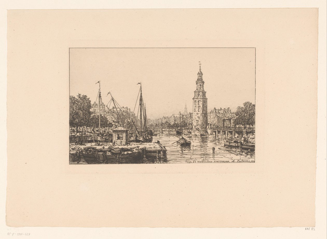 Vista de la torre Montalbán en Ámsterdam
Tour de Montalban Amsterdam de Maxime François Antoine Lalanne