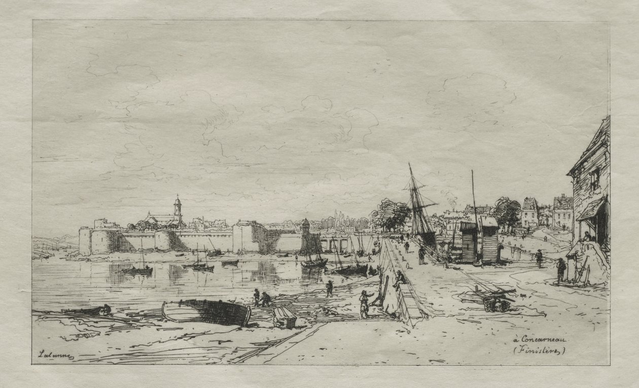 En Concarneau (Finisterre) de Maxime Lalanne
