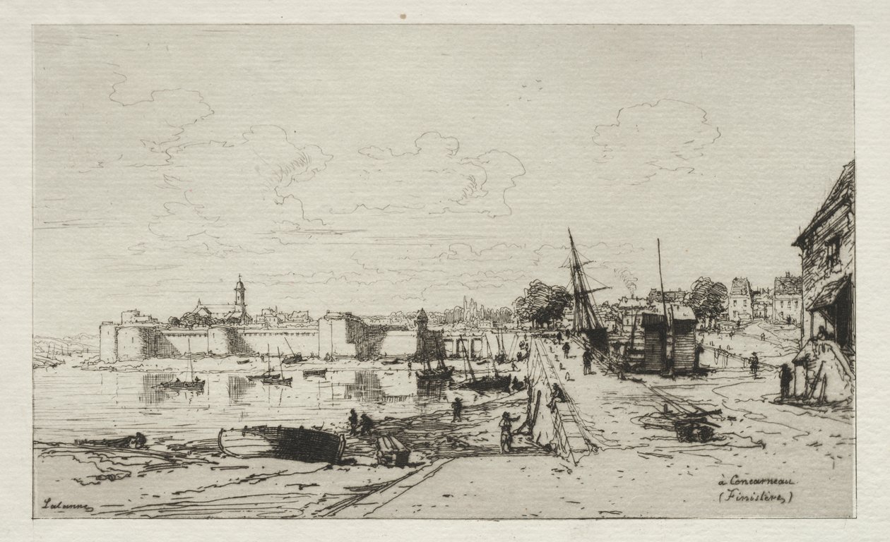 Un Concarneau (Finisterre) de Maxime Lalanne
