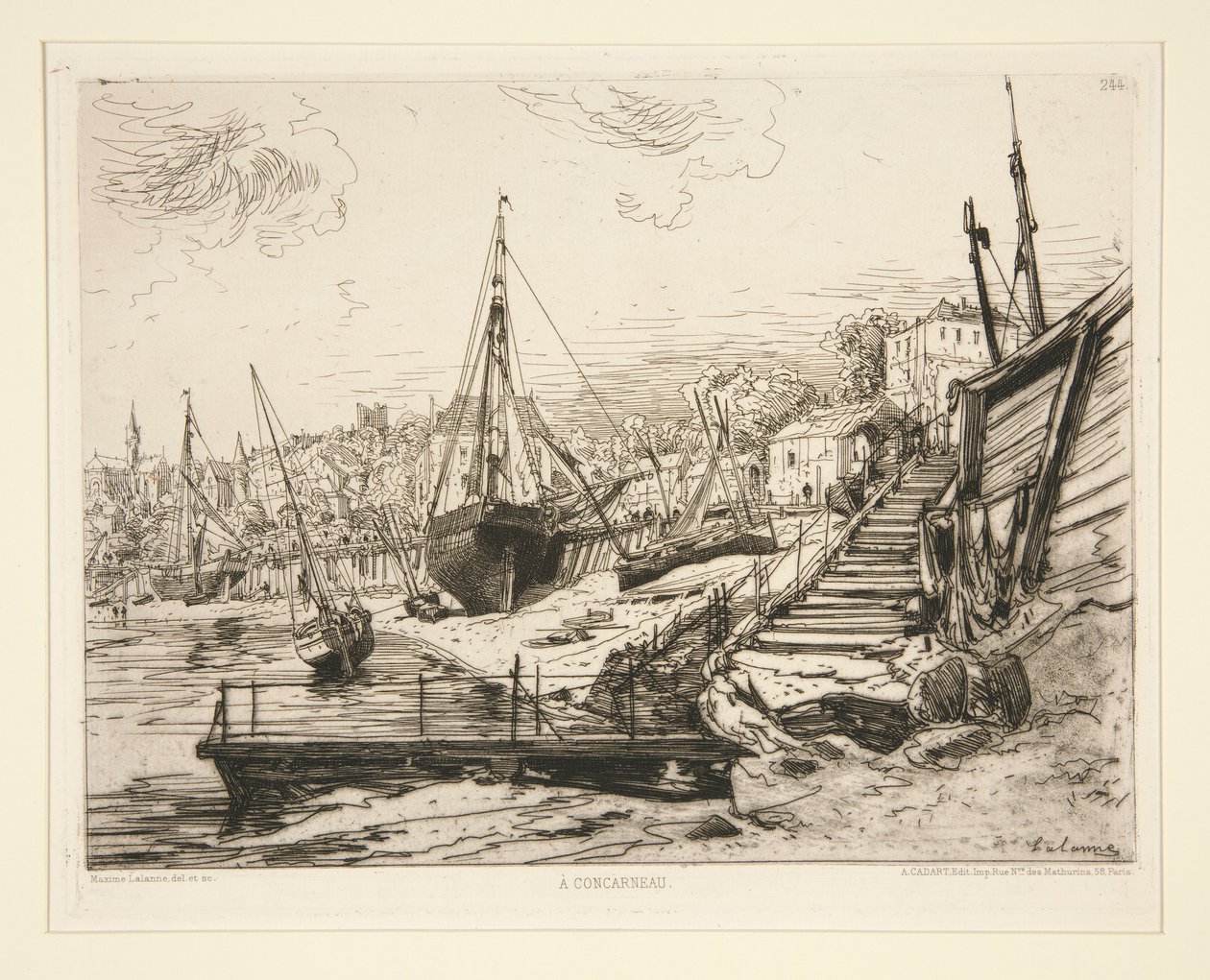 En Concarneau de Maxime Lalanne