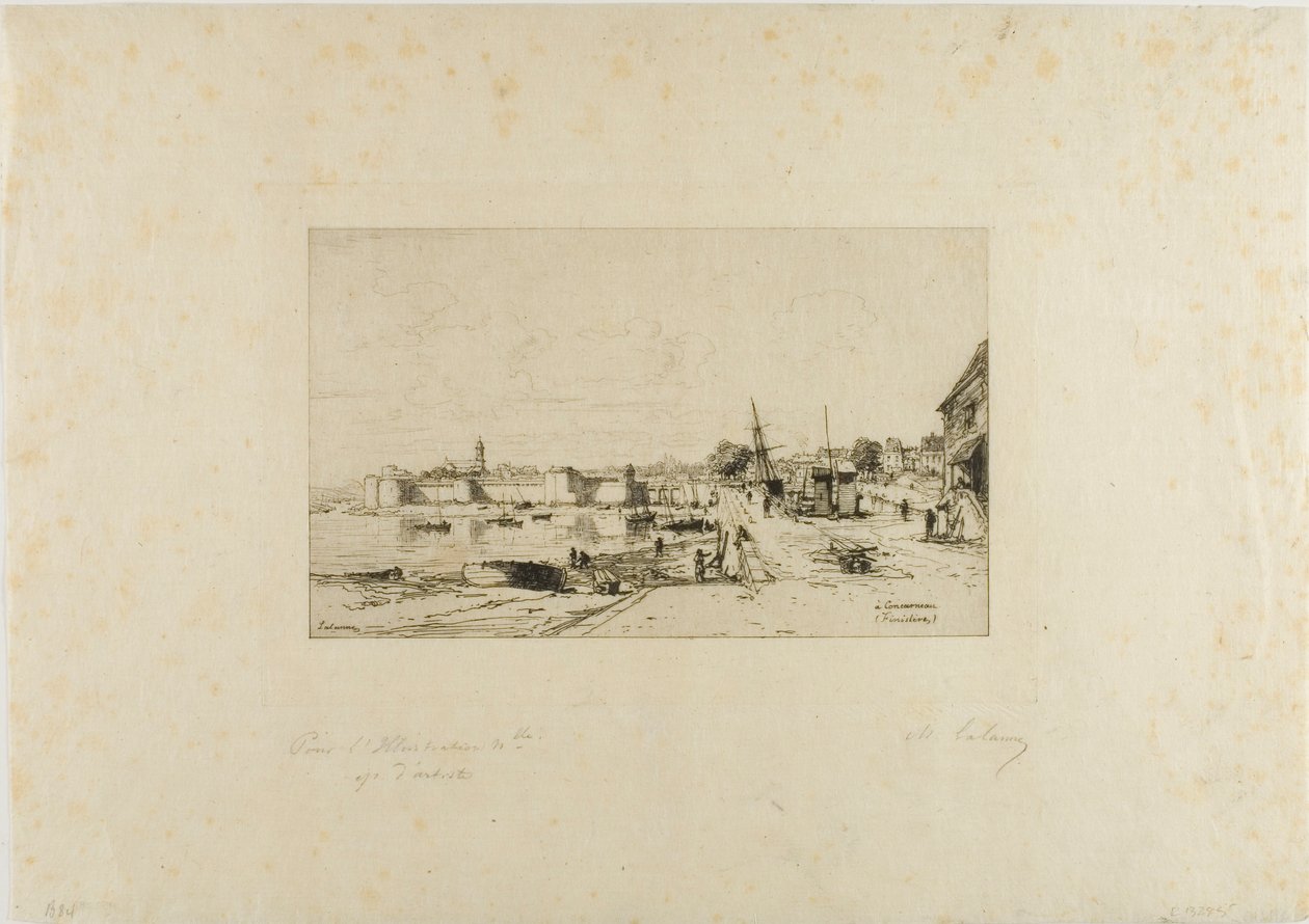 En Concarneau, Finistère de Maxime Lalanne