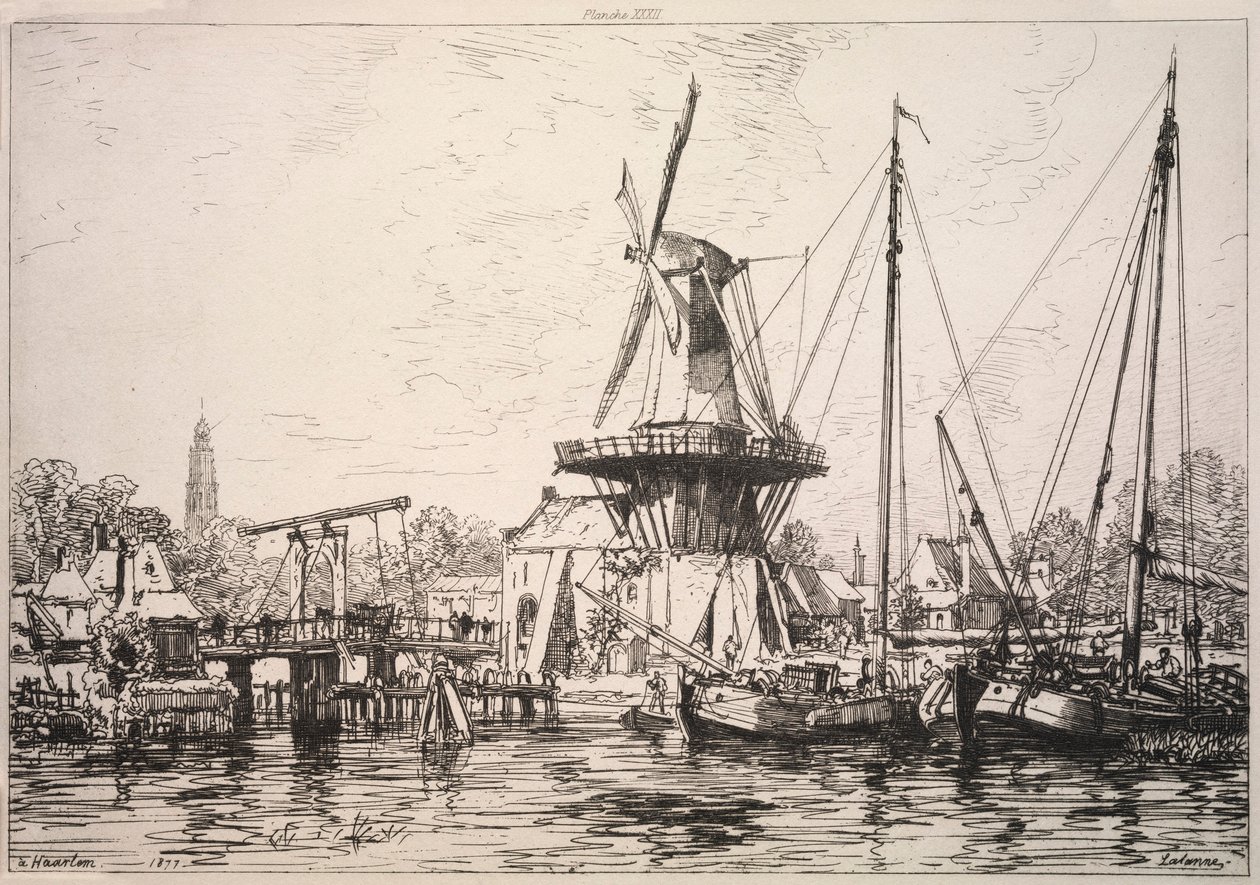 En Harlem, Holanda, 1877 de Maxime Lalanne