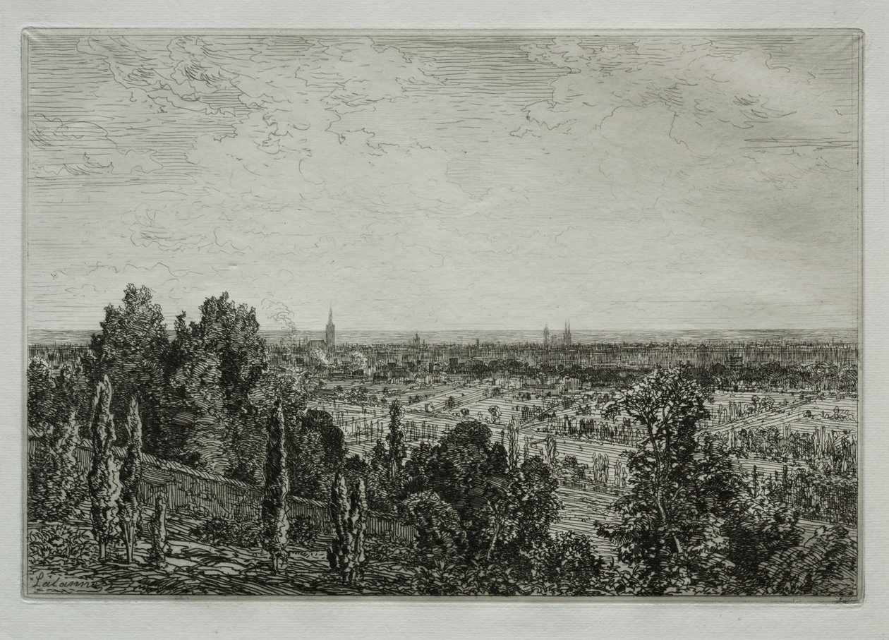 Burdeos: vista de Cenon de Maxime Lalanne