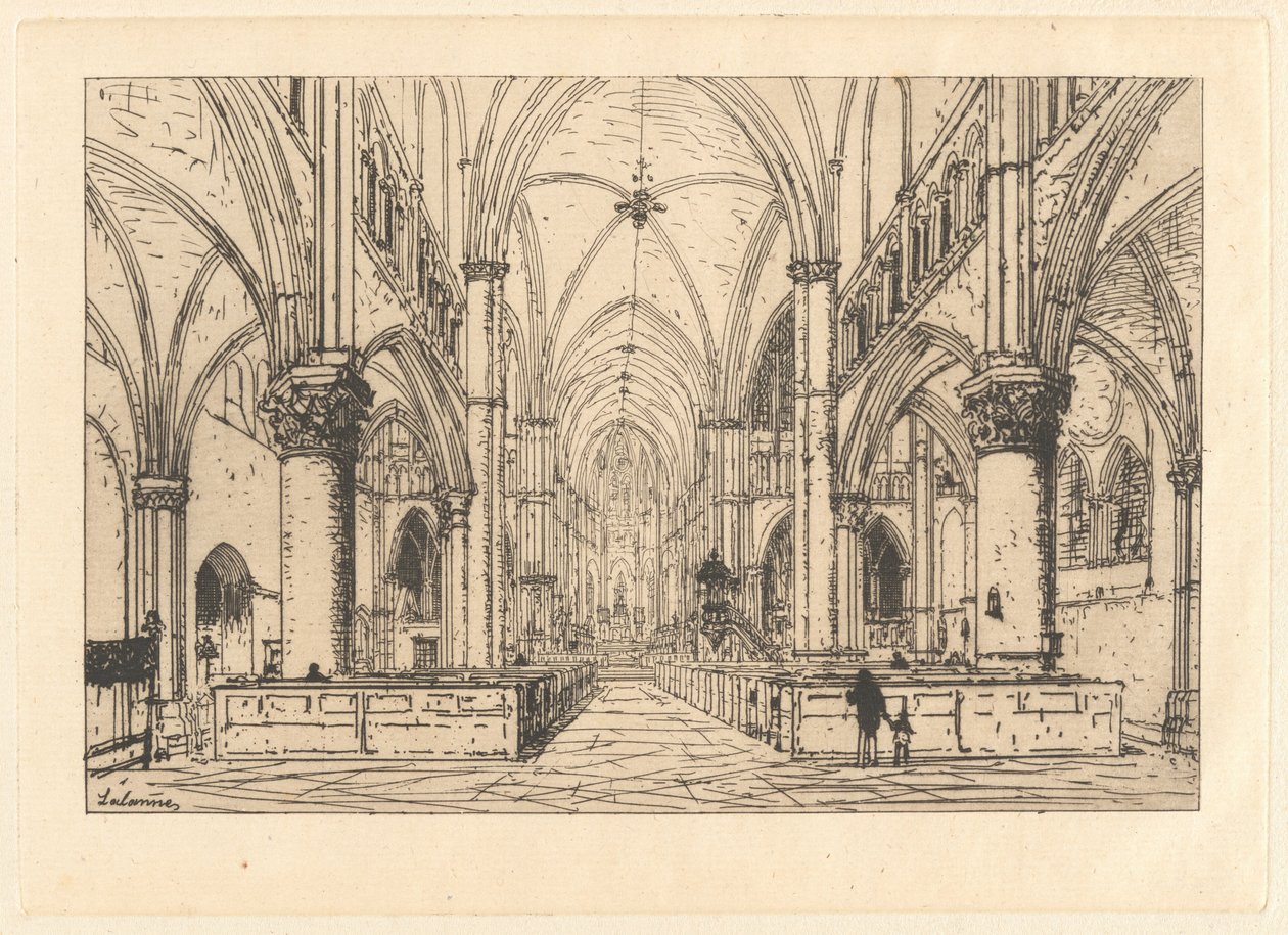 Interior de iglesia de Maxime Lalanne