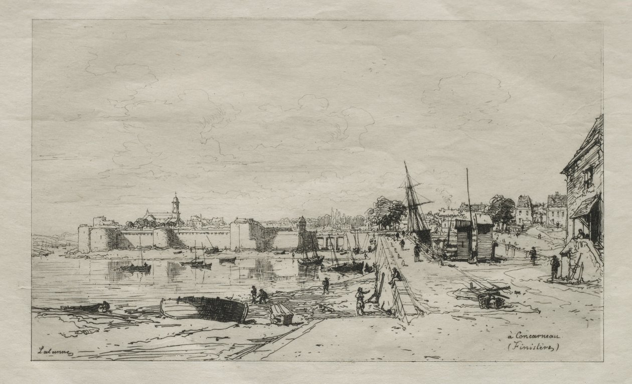 En Concarneau (Finisterre) de Maxime Lalanne