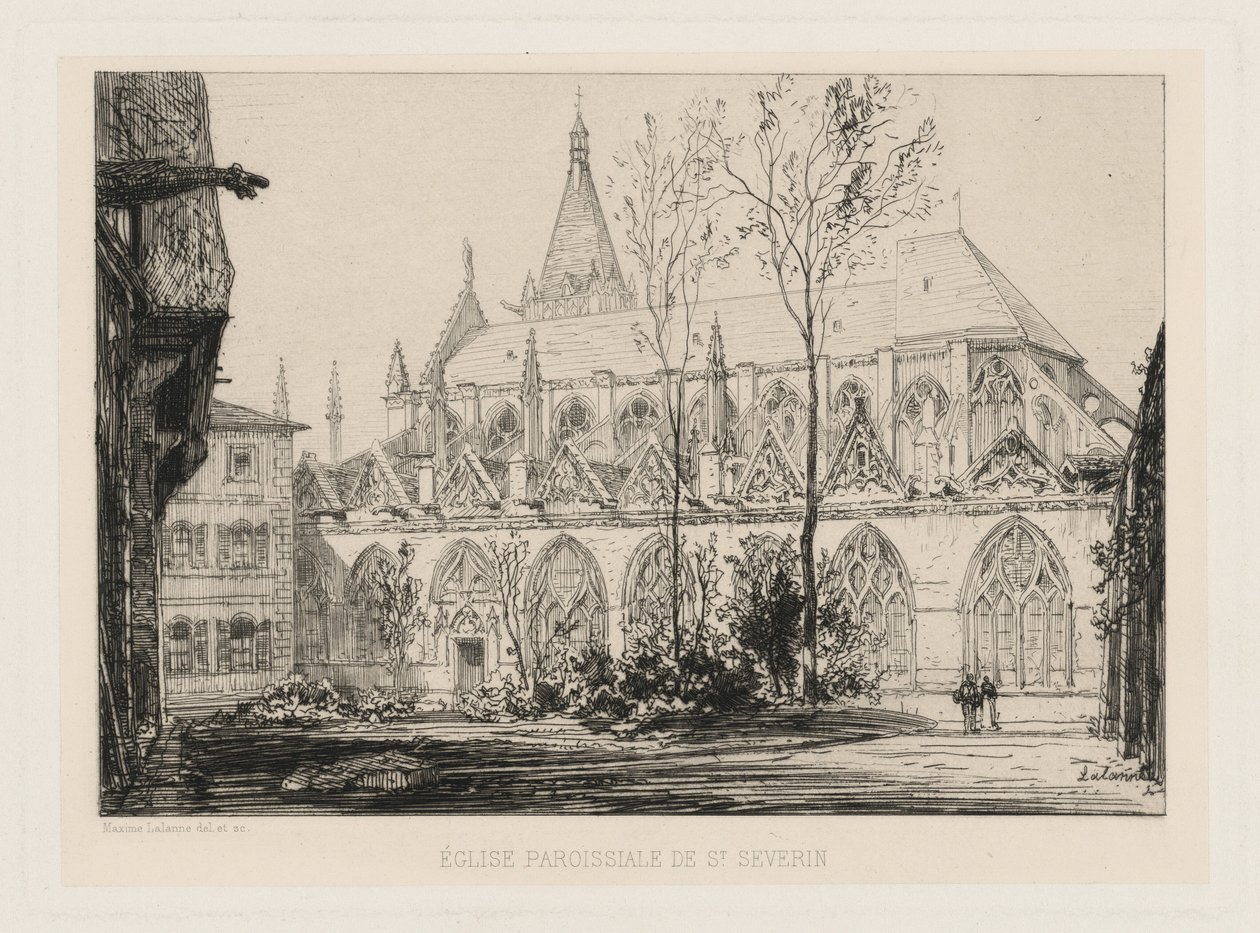 Iglesia parroquial de San Séverin de Maxime Lalanne