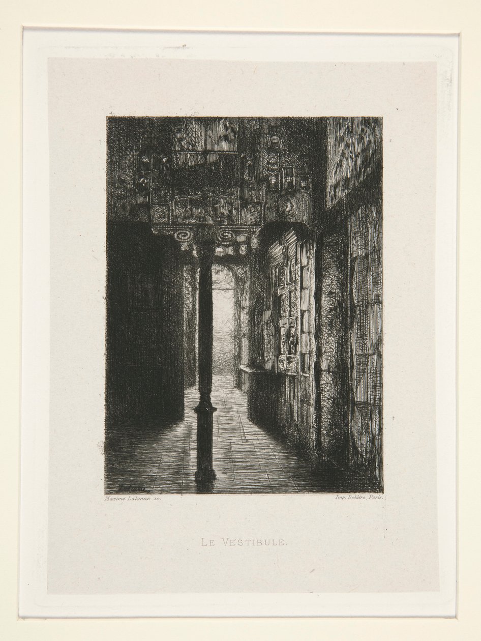 El Vestíbulo, pl. 3 de la suite En Victor Hugo (Victor Hugo). de Maxime Lalanne