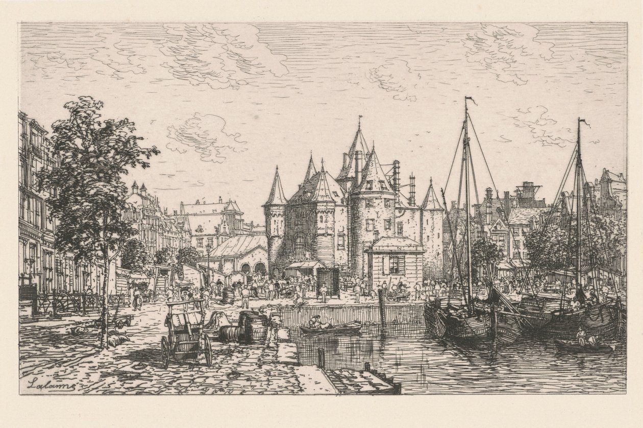 La casa de pesaje de la ciudad de Ámsterdam de Maxime Lalanne