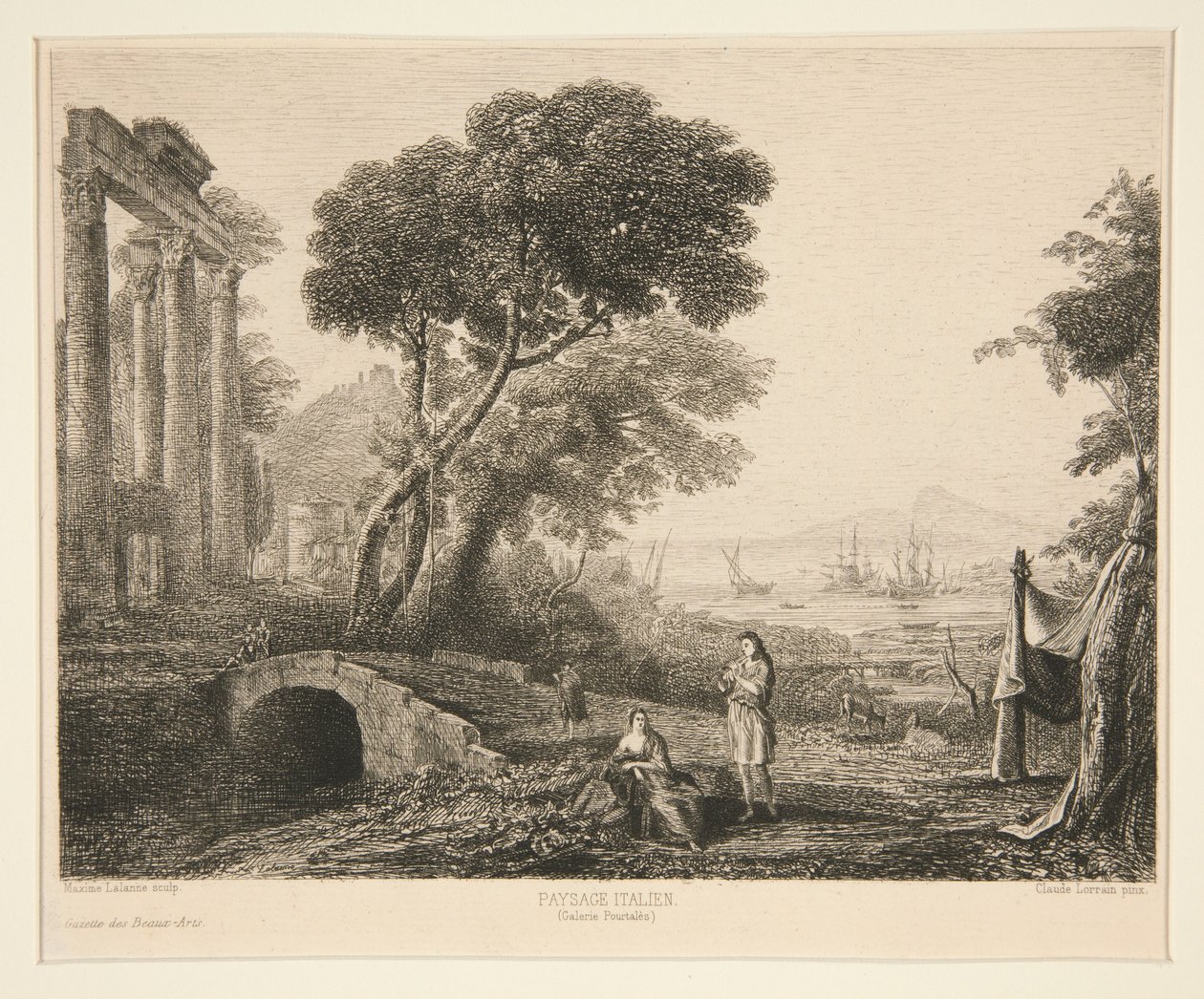 Paisaje italiano de Maxime Lalanne