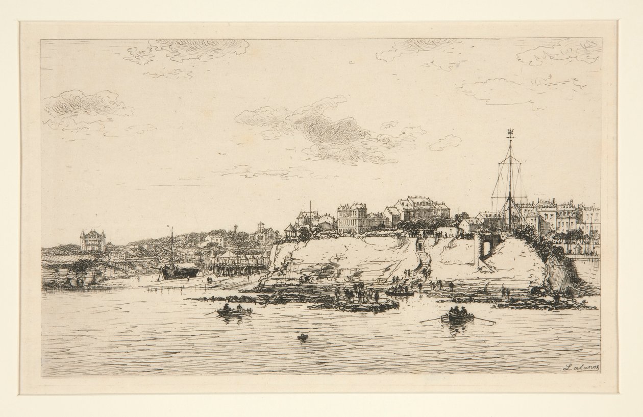 ¿Puerto de La Plataine? Royan (El puente de La Plataine en Royan) de Maxime Lalanne