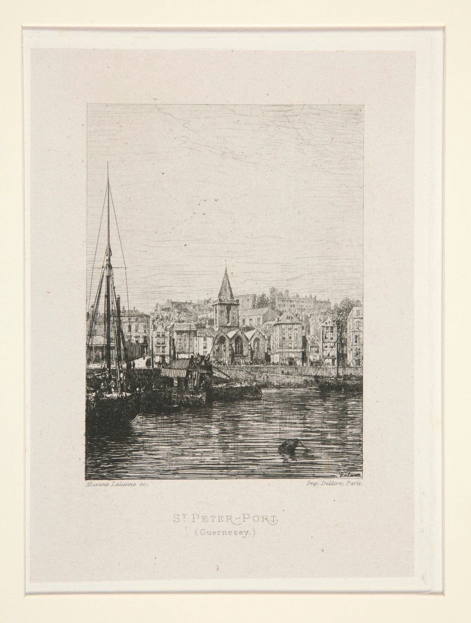 St. Peter-Port, Guernesey, pl. 1 de la suite Chez Victor Hugo (Victor Hugo de Maxime Lalanne