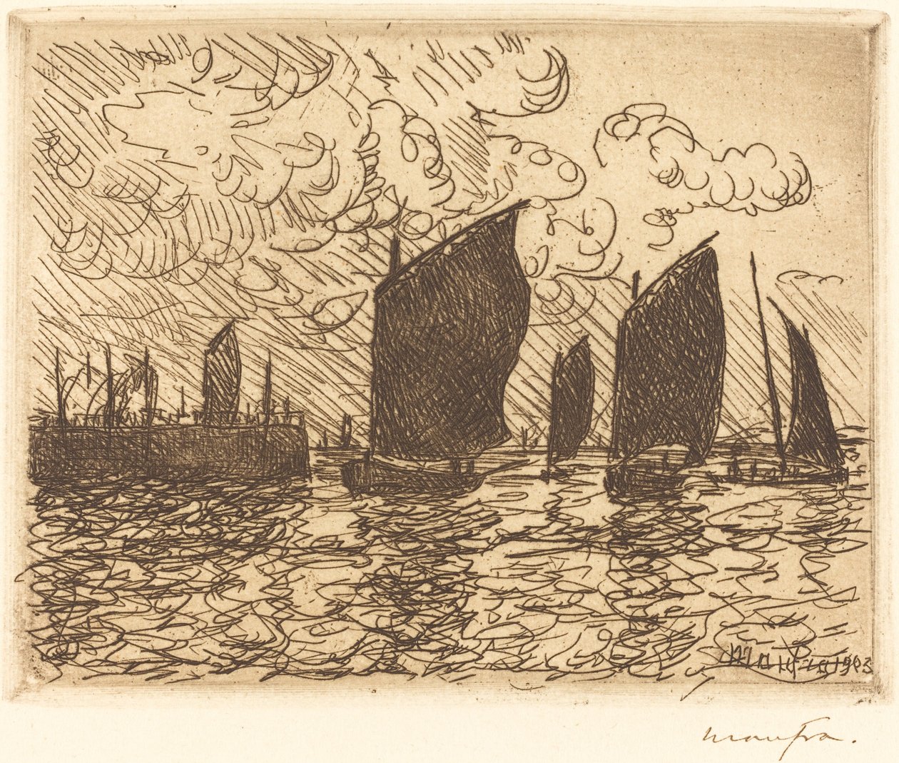 Regreso de los barcos de Maxime Maufra
