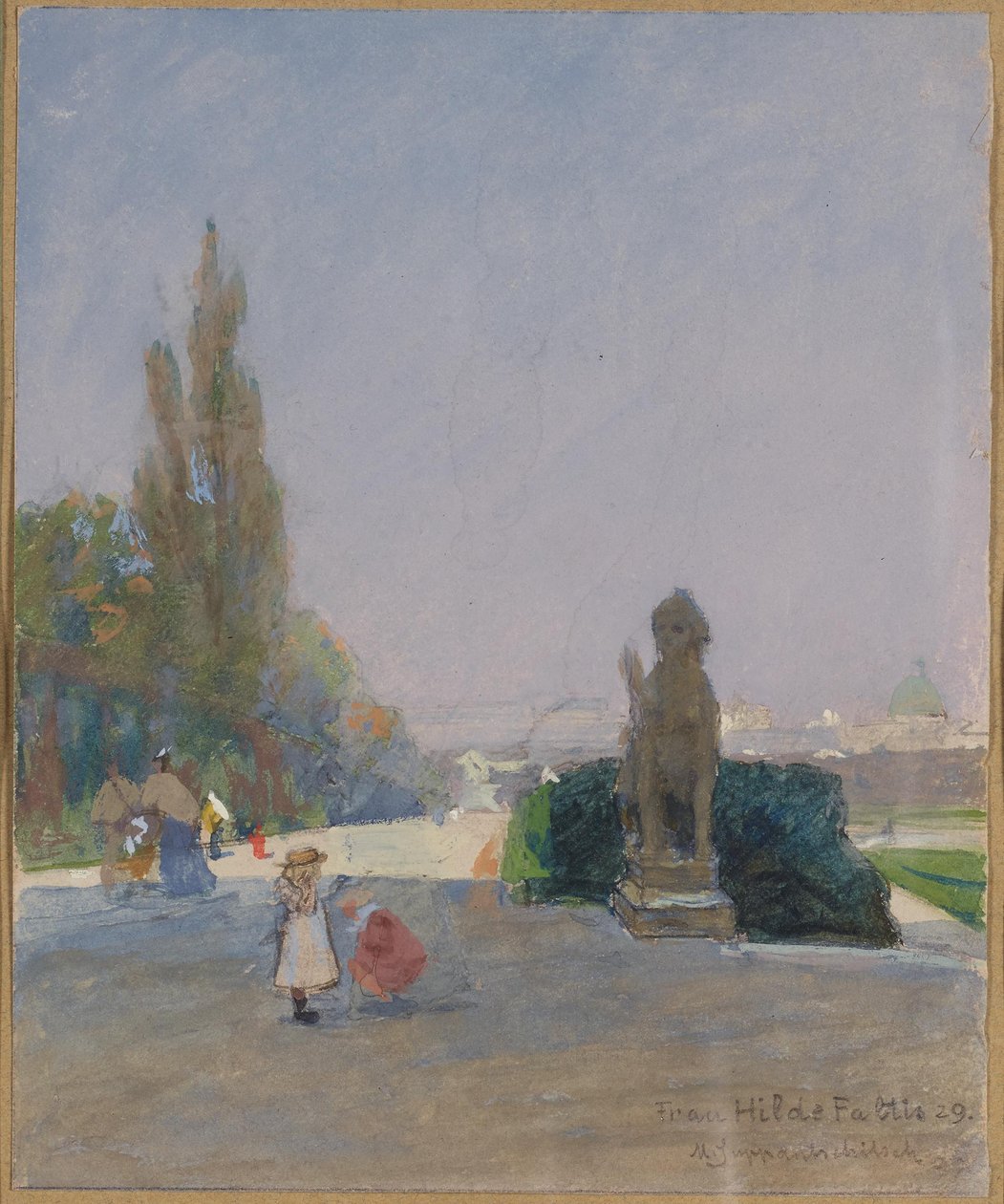 Vista de Viena desde el Belvedere Superior de Maximilian Suppantschitsch