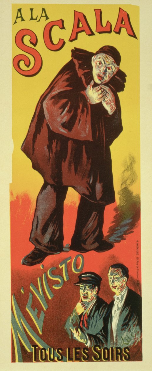 Reproducción de un cartel publicitario de 
