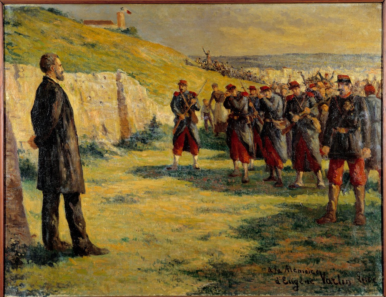 Comuna de París: Muerte de Eugene Varlin de Maximilien Luce