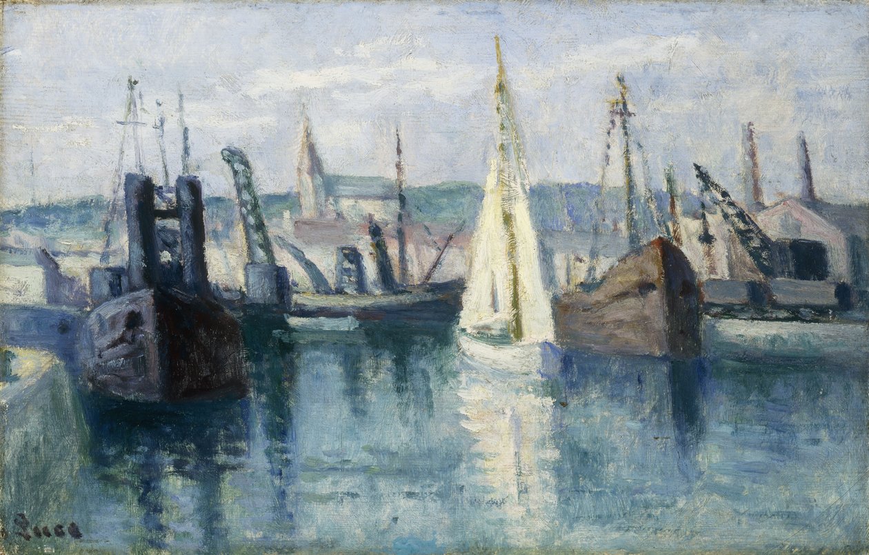 Dieppe, un bassin de Maximilien Luce
