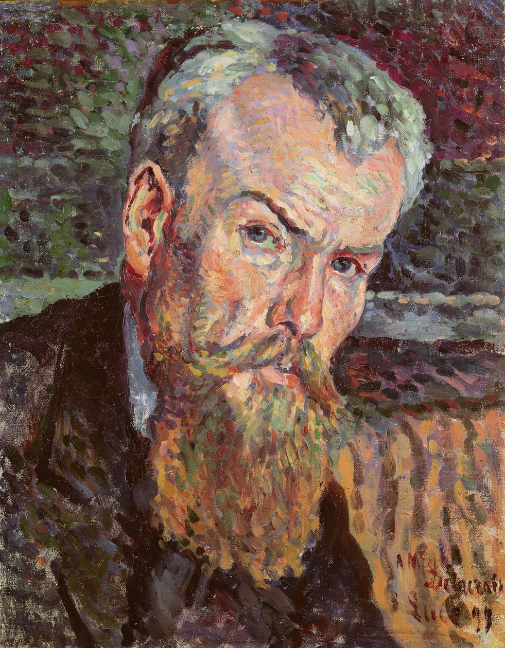 Retrato de Henri Edmond Cross (1856-1910) 1898 (detalle) de Maximilien Luce