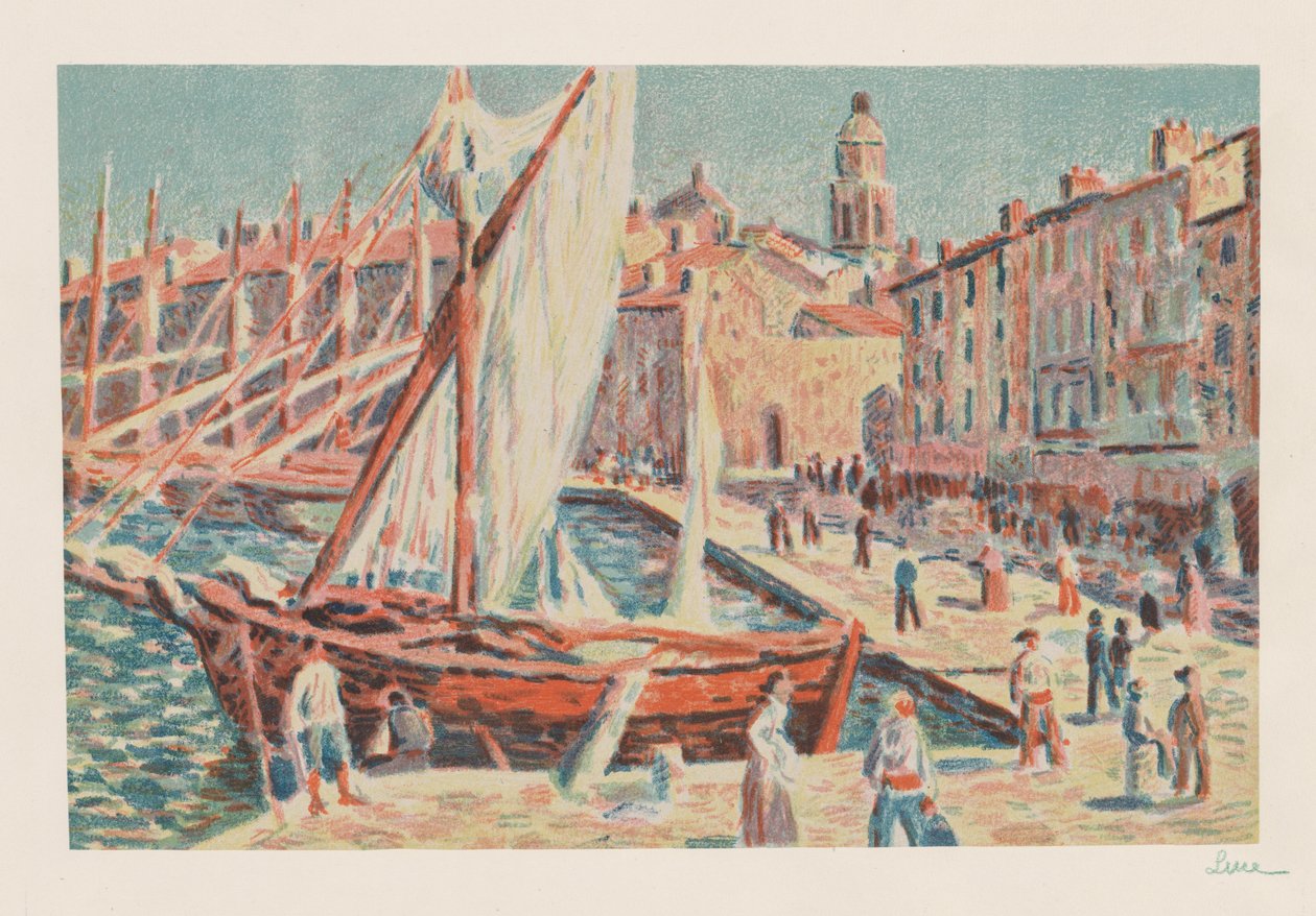Saint-Tropez, 1897 de Maximilien Luce