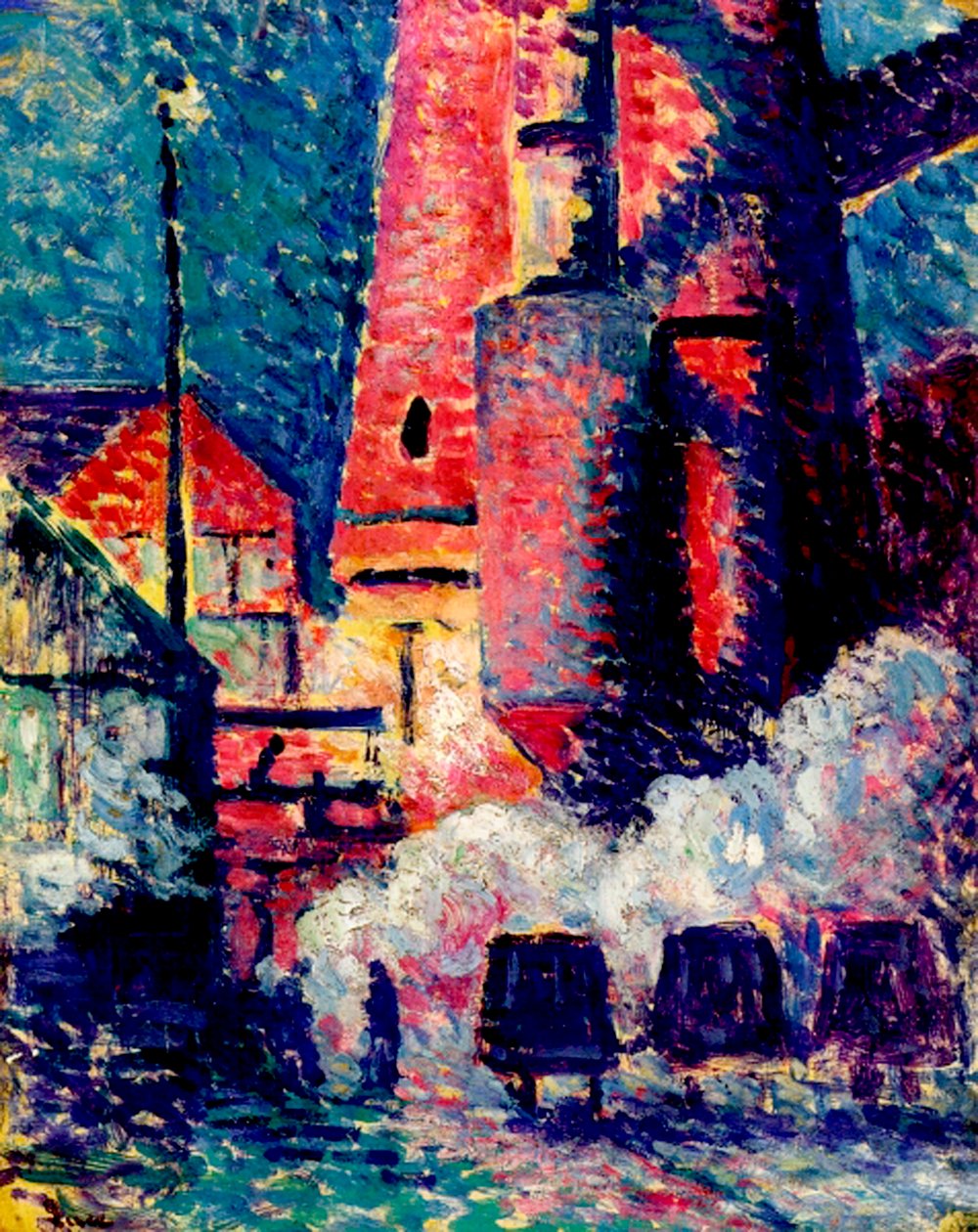 Altos hornos de Maximilien Luce