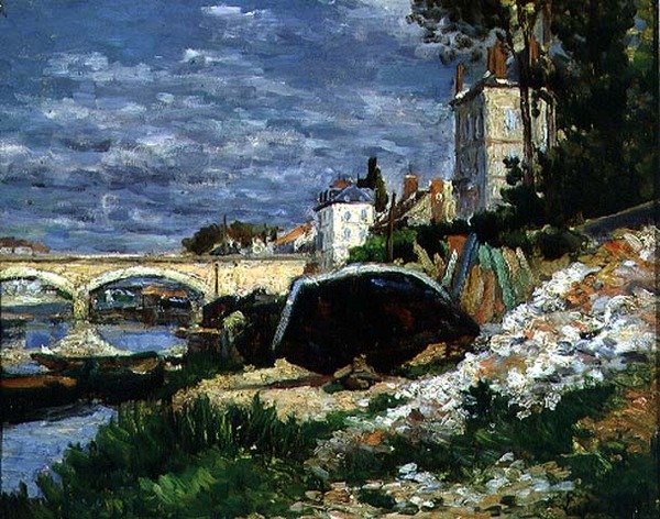 Las orillas del río de Maximilien Luce
