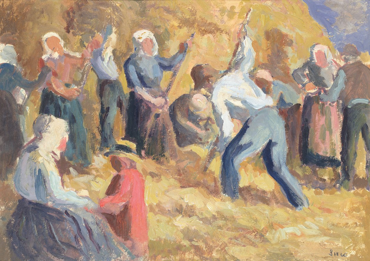 La Cosecha, c.1914 de Maximilien Luce
