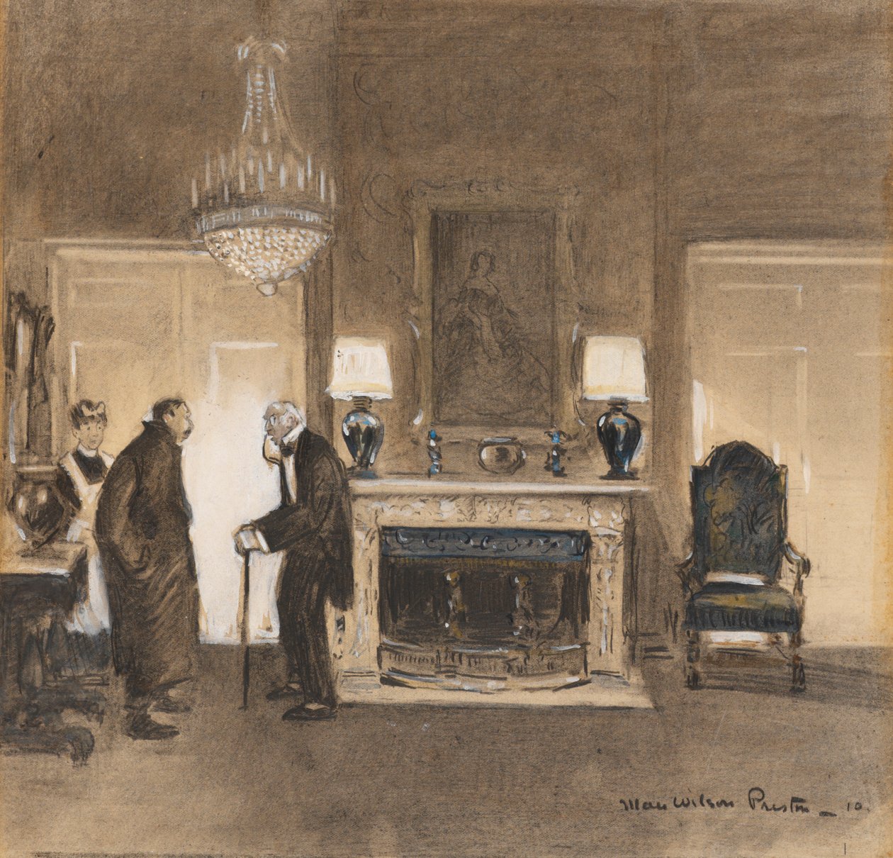 Drama en la sala de estar de May Wilson Preston