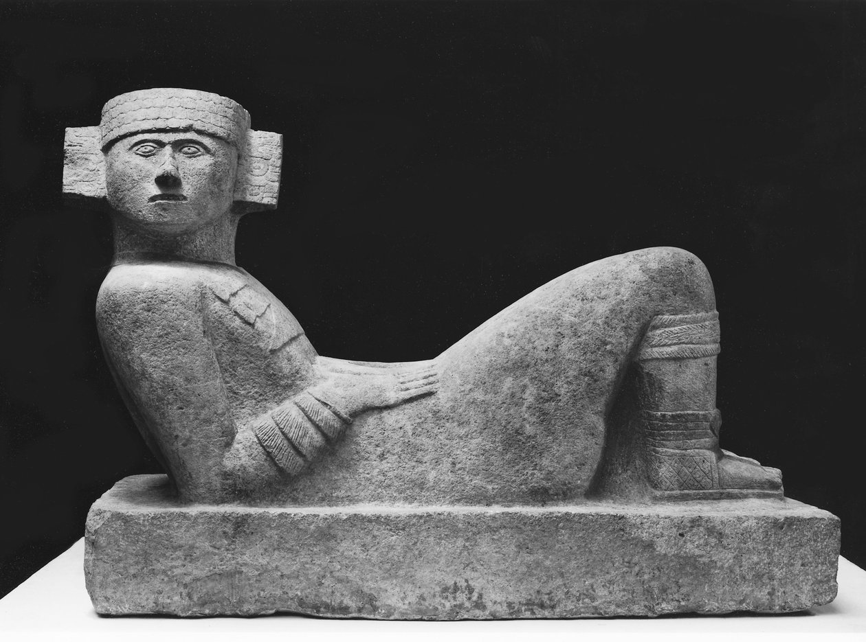 Chac-Mool, de Chichen-Itza, Yucatán, c.987-1185 a.C. de Mayan