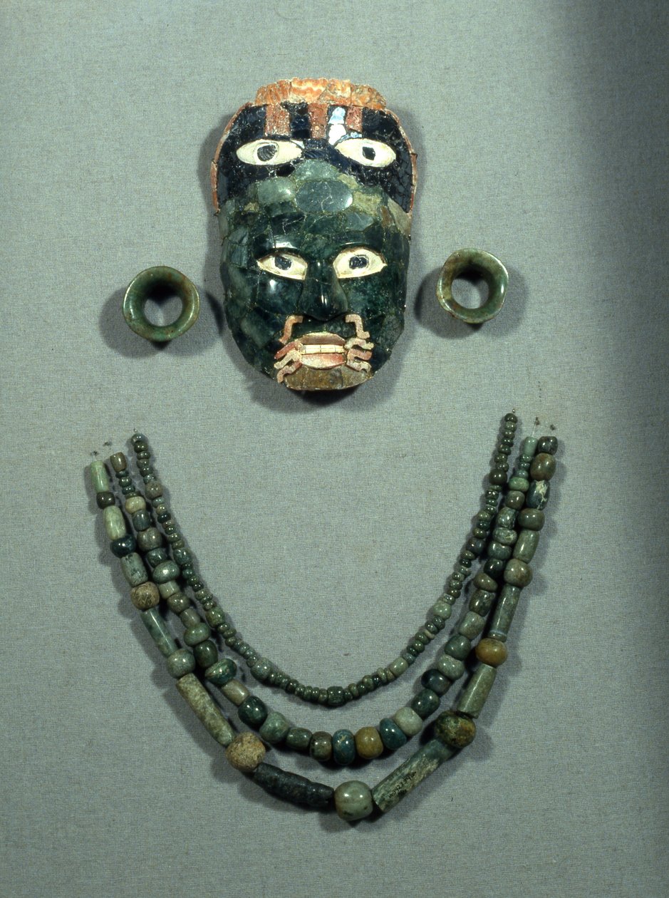 Joya Funeraria de Calakmul, Período Clásico Tardío, 600-900 d.C. de Mayan
