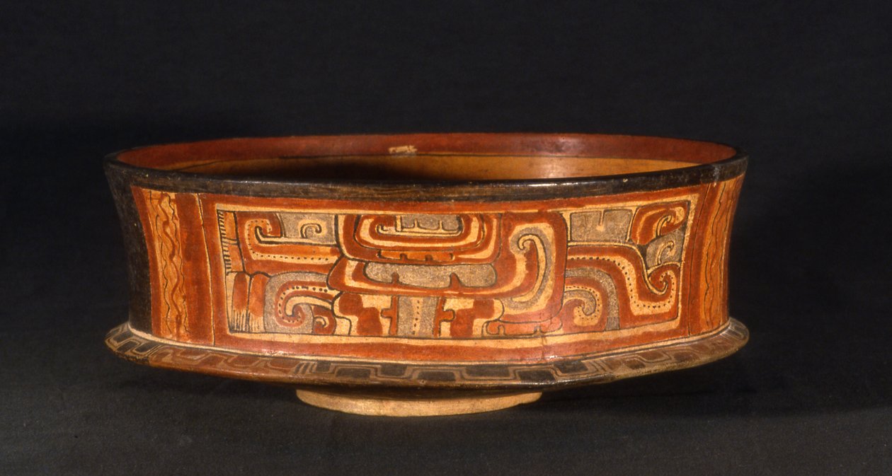 Vasija funeraria de Mayan