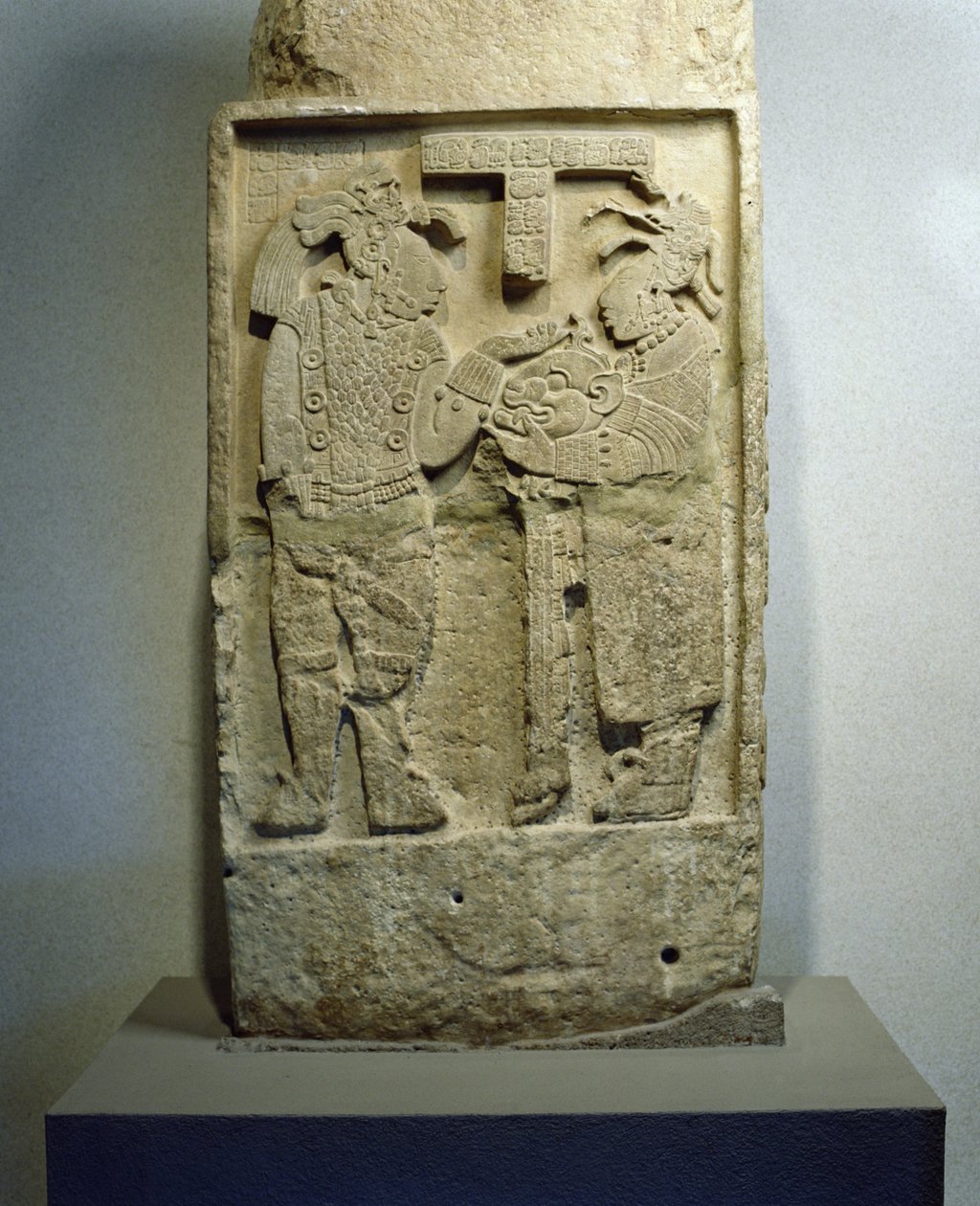 Dintel 24 de Yaxchilán, Chiapas, México, Período Clásico Tardío (600-900 d.C.) de Mayan