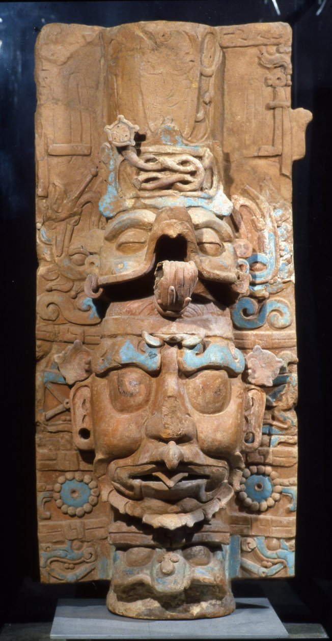 Palenque, Incensario, Período Clásico Tardío, 600-900 d.C. (terracota) de Mayan