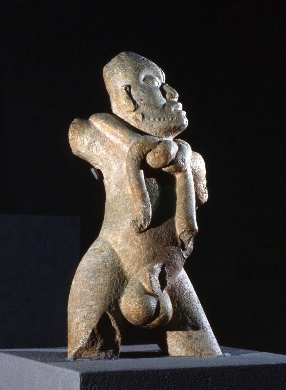 El joven de Cumpich, de Yucatán, México, período Clásico Tardío, 600-900 d.C. de Mayan
