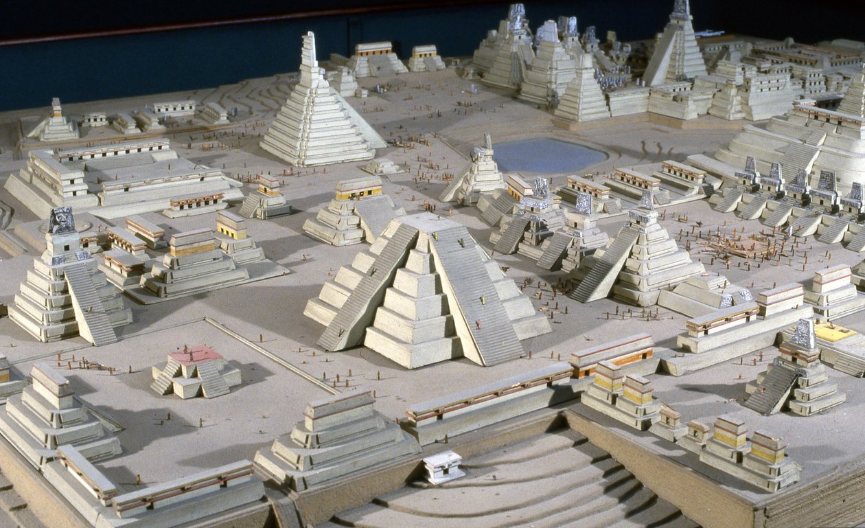 Modelo de Tikal de Mayan
