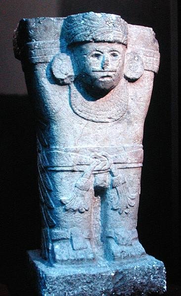 Soporte de altar en forma de Atlante, 800-1300 d.C. de Mayan