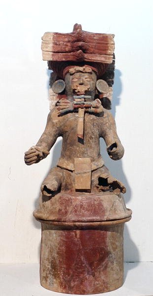 Incensario, de Copán, Honduras, América Central, período clásico tardío (600-900 d.C.) de Mayan Mayan