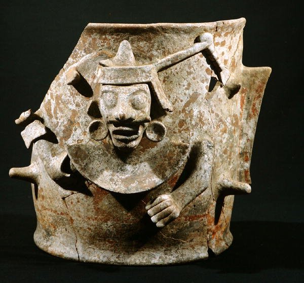 Incensario, de Iximche, Guatemala, Período Postclásico (900-1521) (barro) de Mayan Mayan