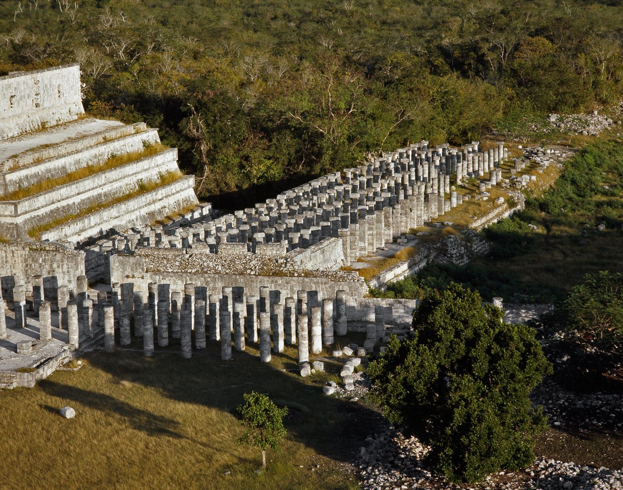 Templo de las 1000 columnas de Mayan Mayan