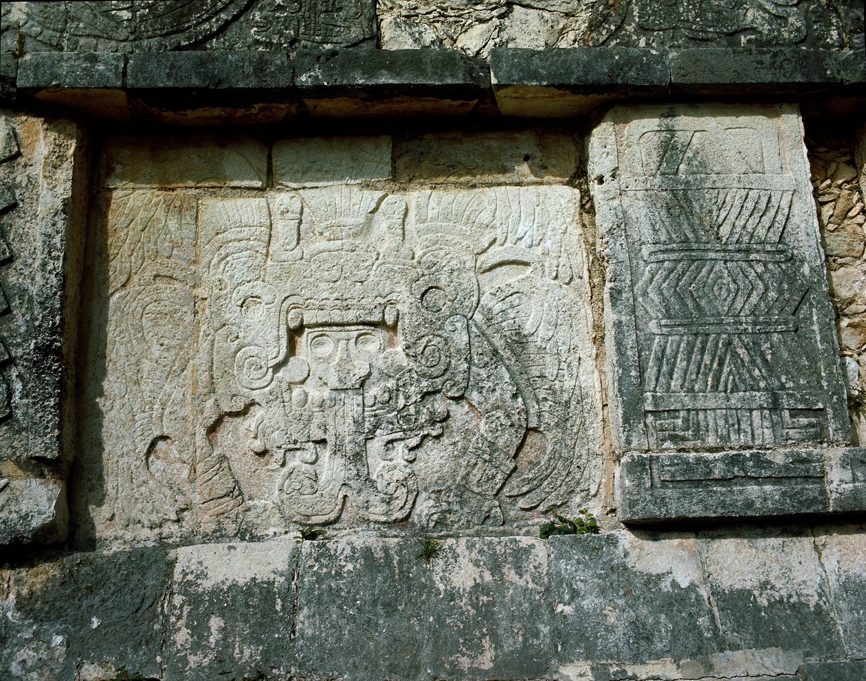 Plataforma de Venus en la Gran Plaza, 750-1200 de Mayan Mayan