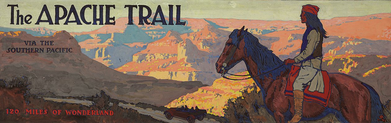 La ruta de los apaches por la Southern Pacific de Maynard Dixon