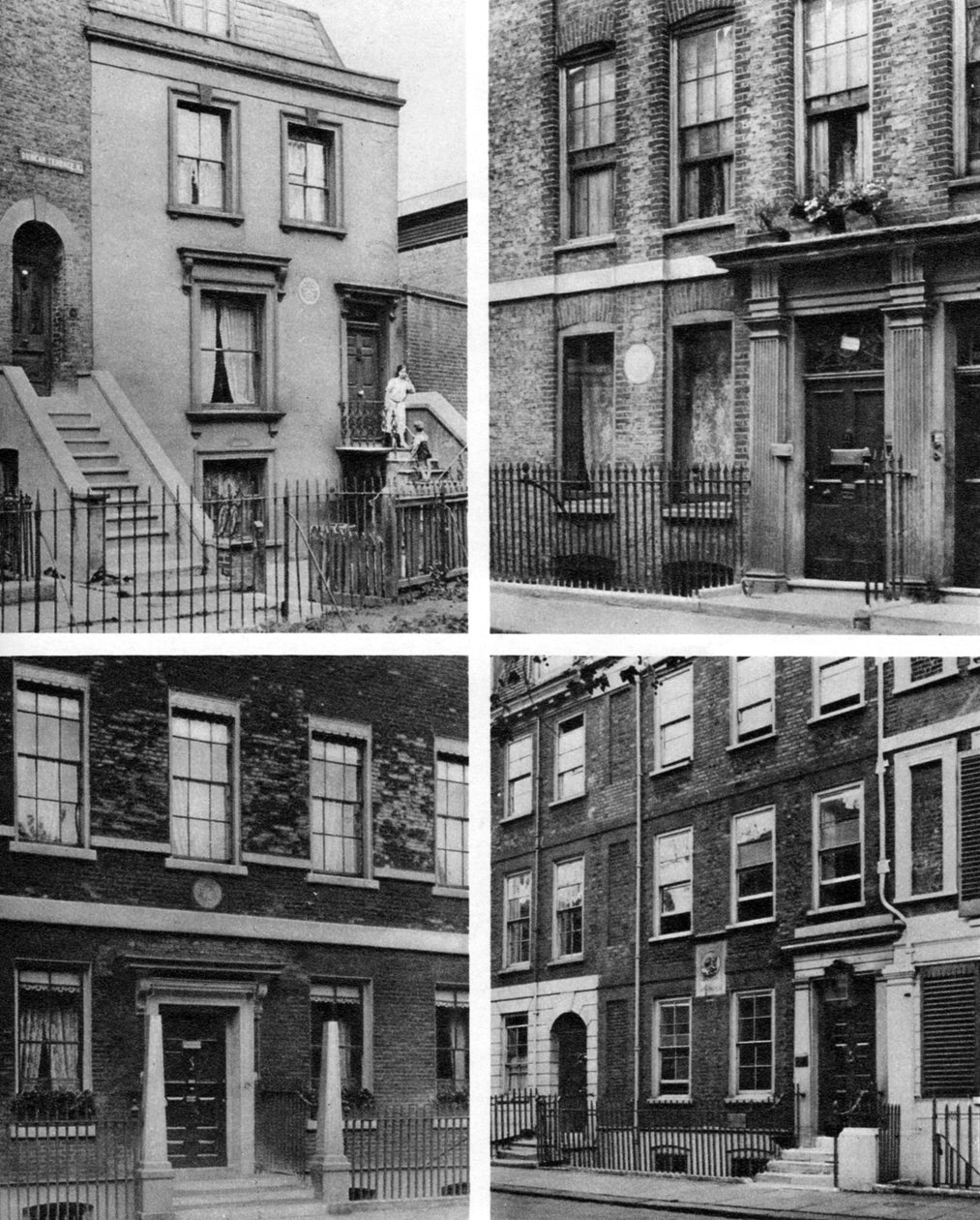 Cuatro casas londinenses de hombres famosos, Londres, 1926-1927 de McLeish